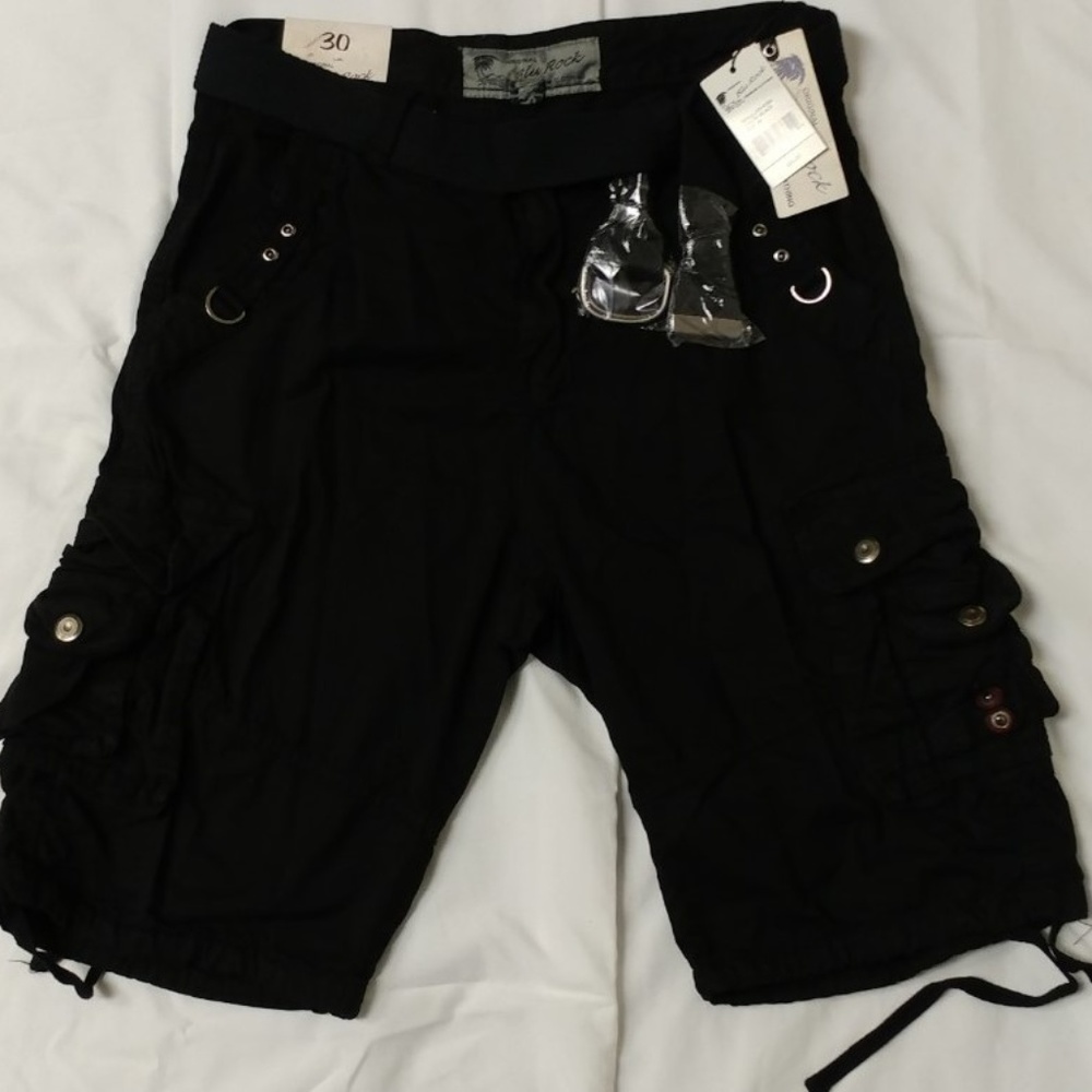 Blue Rock Slim Multi-Pocket Cotton Cargo Shorts